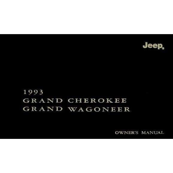 grand wagoneer owners manual