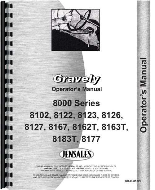 gravely 460 owners manual