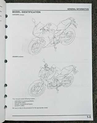 honda cb300f owners manual
