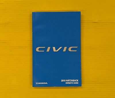 honda civic 2019 owners manual