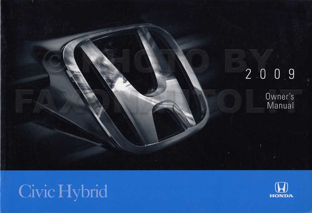 honda civic hybrid owners manual