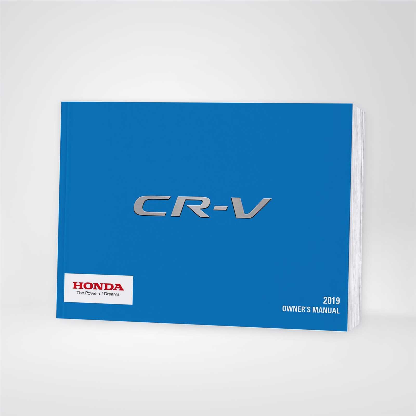 honda crv owners manual 2019