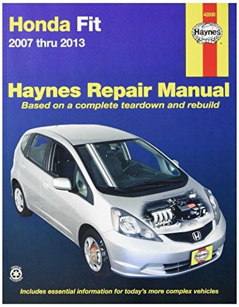 honda fit 2013 owners manual