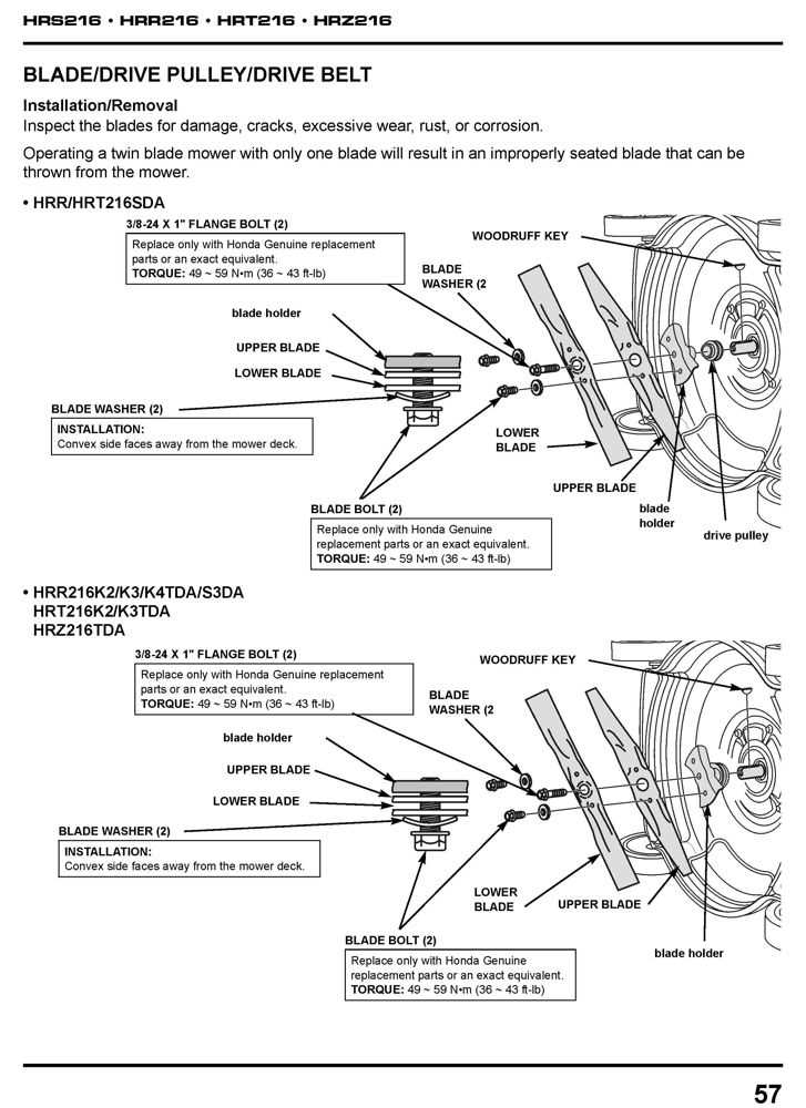 honda hrr2169vka owners manual