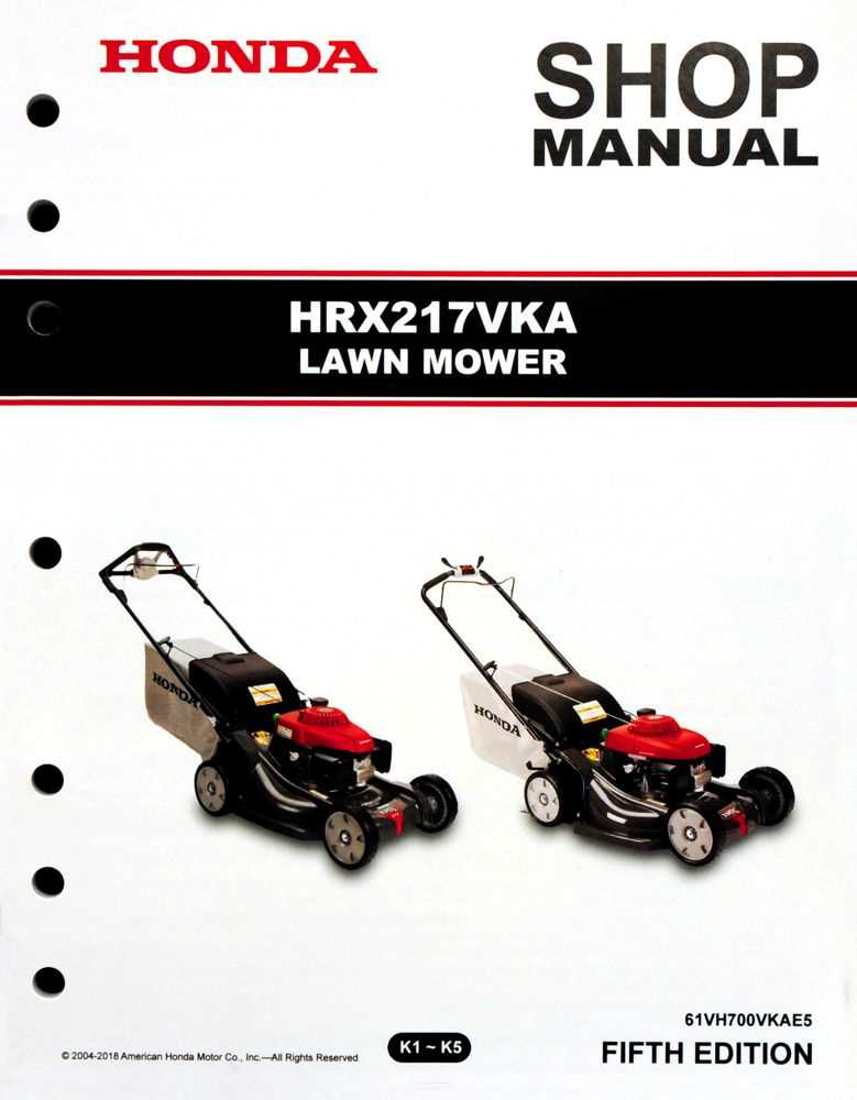 honda hrx owners manual