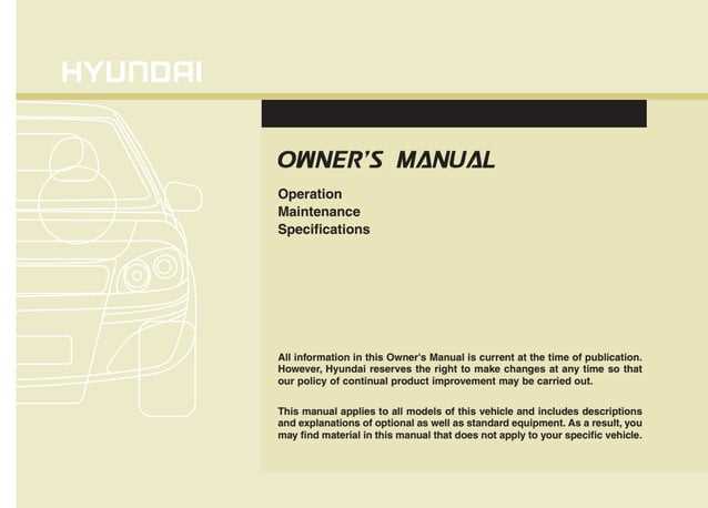 hyundai accent owners manual