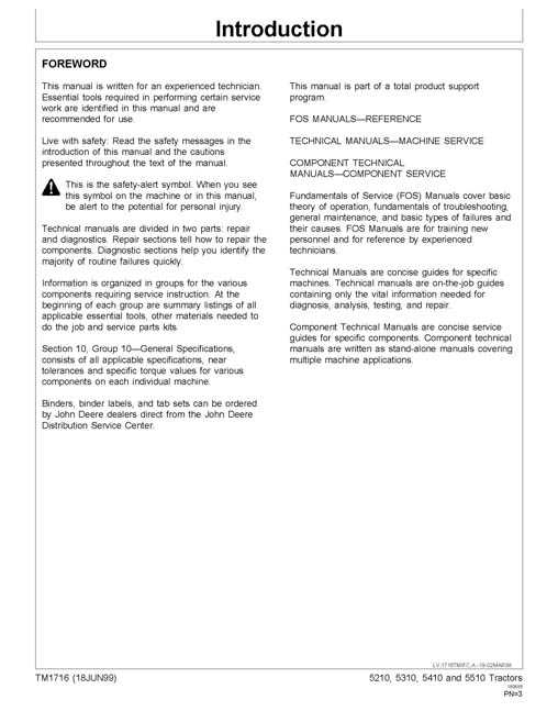 john deere 5410 owners manual
