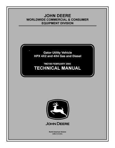 john deere gator owners manual