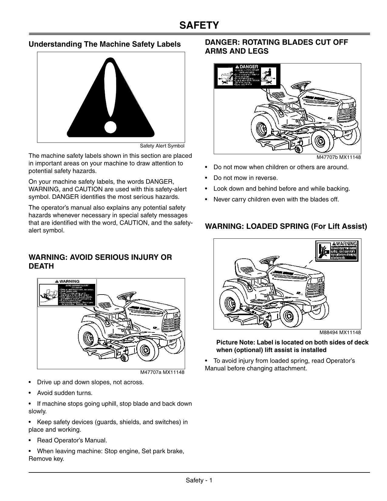 john deere owners manuals