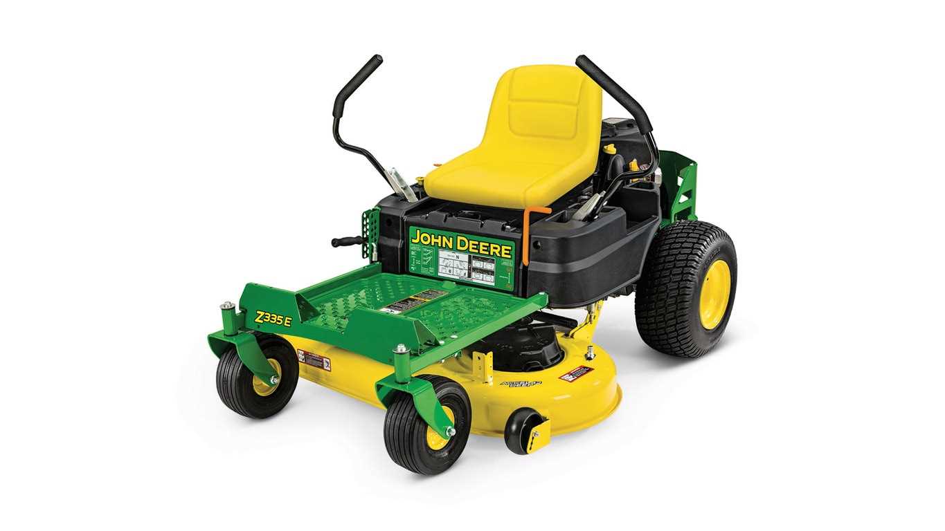 john deere z335e owners manual