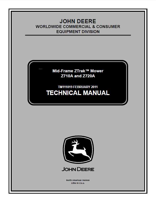 john deere z720e owners manual