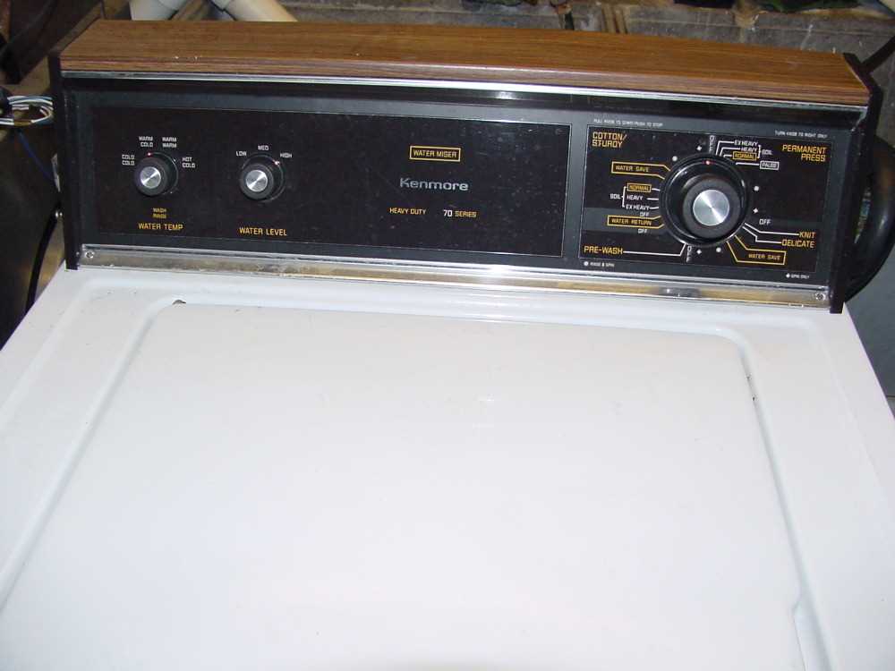 kenmore 80 series washer owners manual