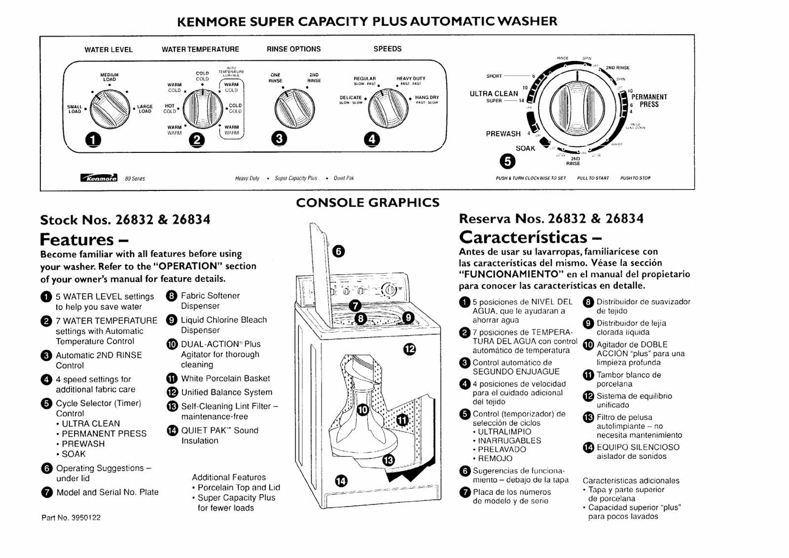 kenmore washer owners manual