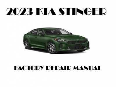 kia stinger owners manual