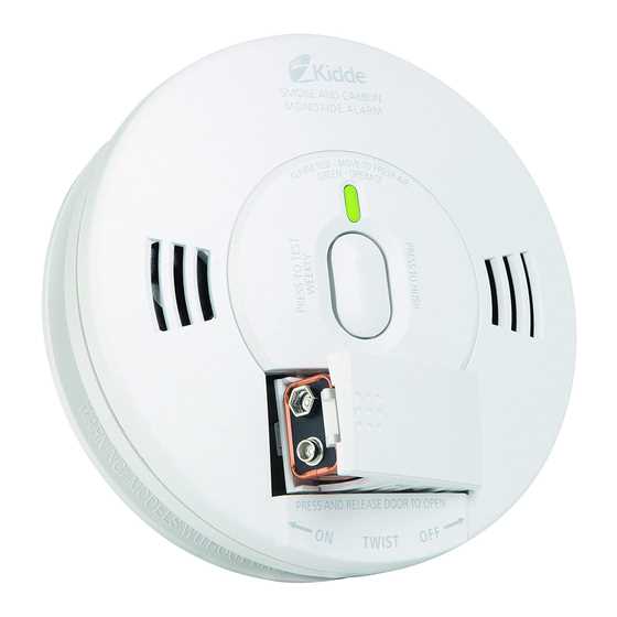 kidde smoke and carbon monoxide alarm owners manual