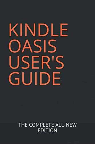 kindle oasis owners manual