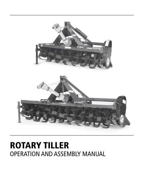 king kutter tiller owners manual
