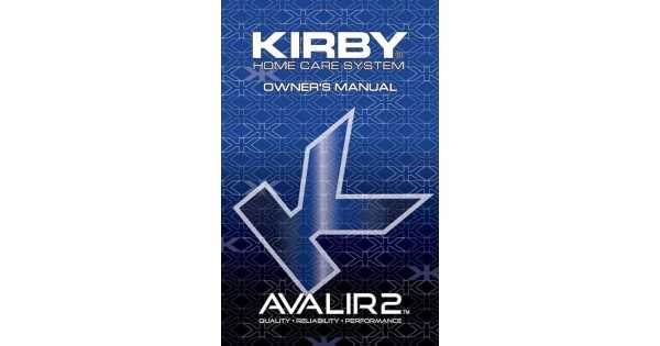 kirby vacuum owners manual