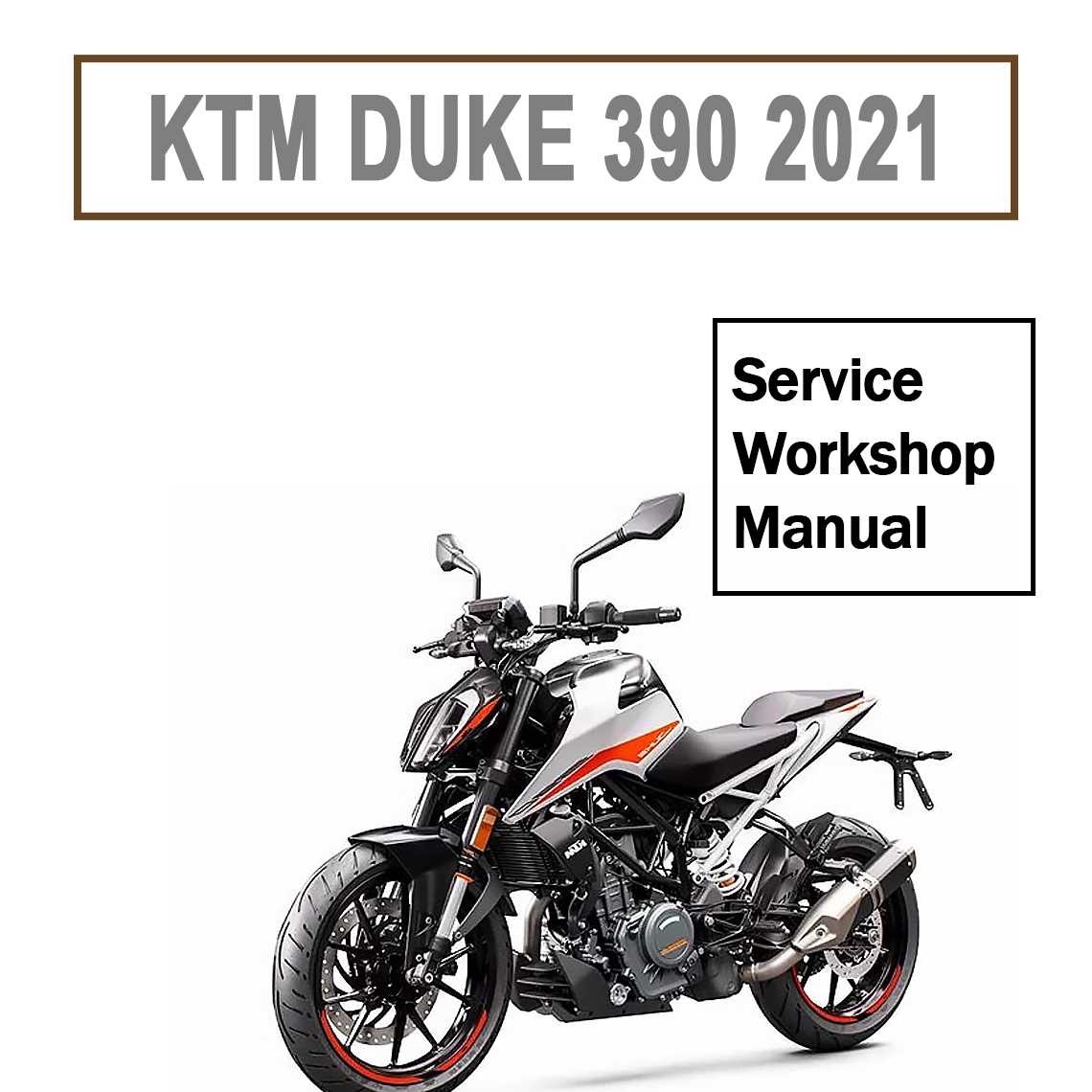 ktm duke 390 owners manual