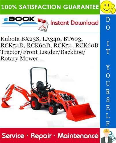 kubota bx23 owners manual