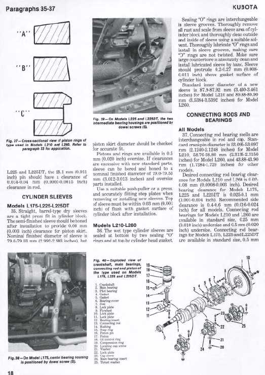 kubota l225 owners manual