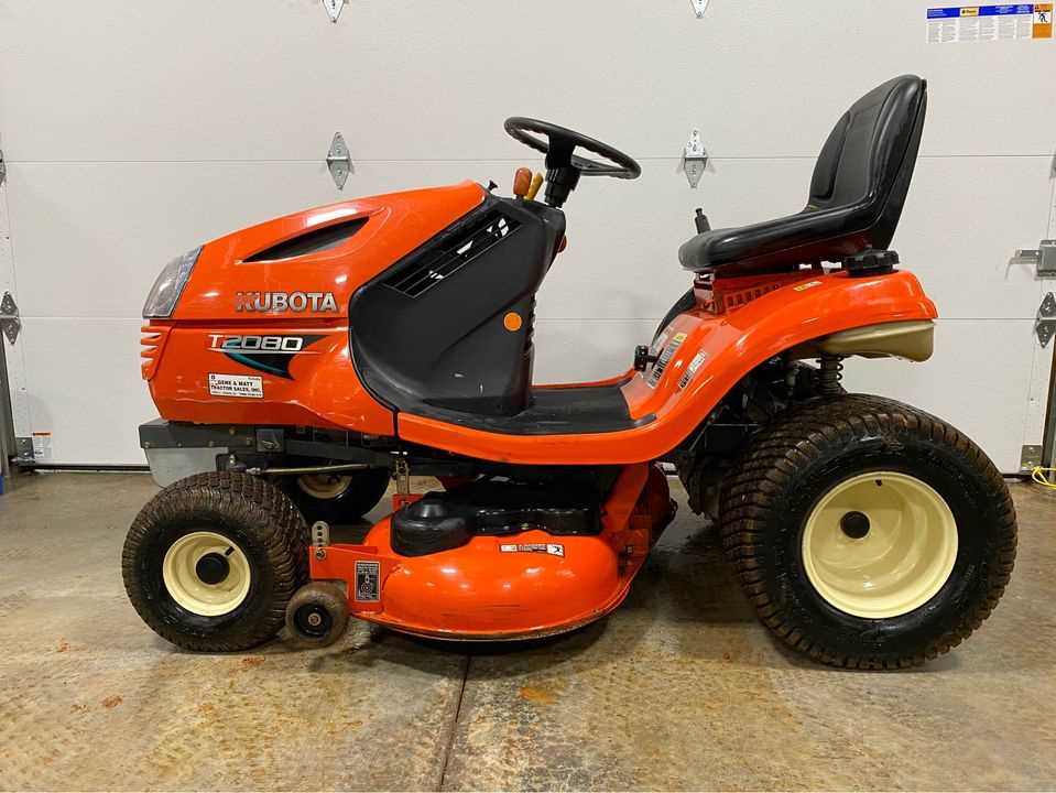 kubota t2080 owners manual