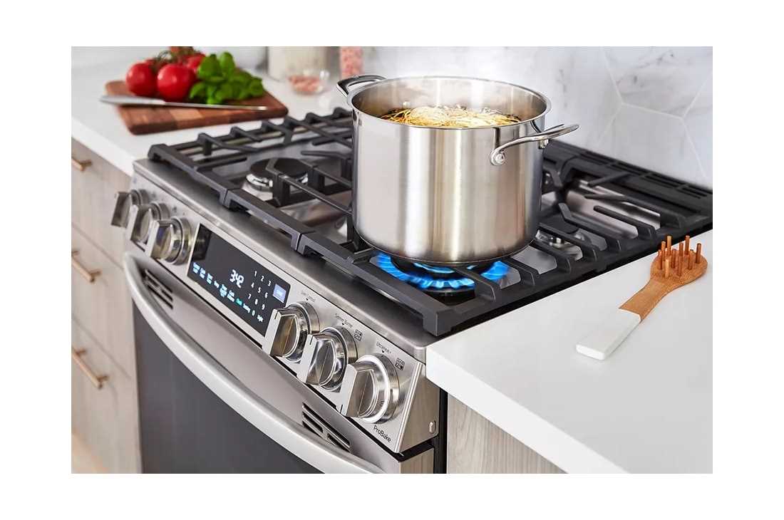 lg gas range owners manual