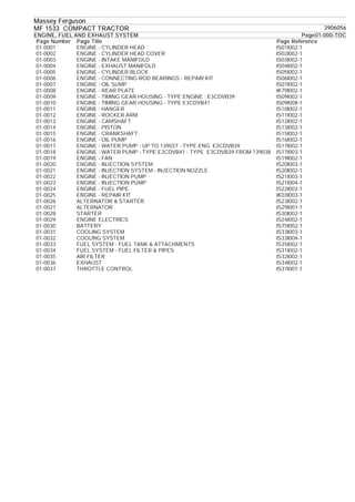 massey ferguson 1533 owners manual