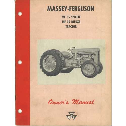 massey ferguson 35 owners manual