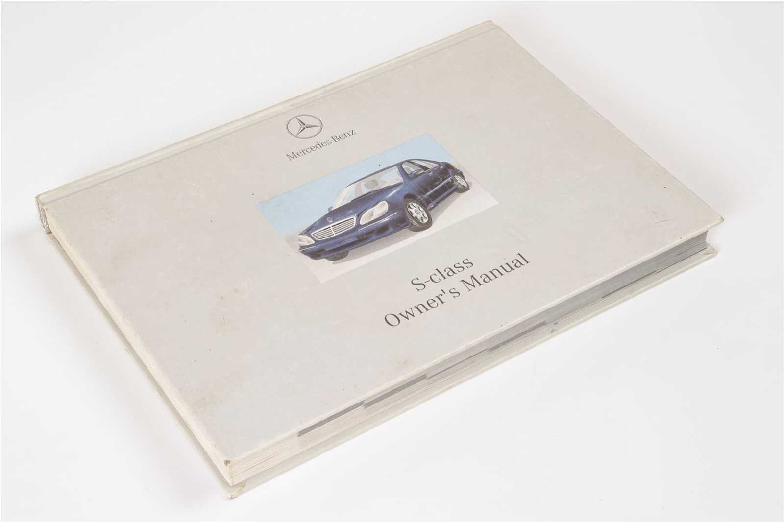 mercedes e class owners manual