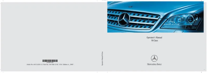 mercedes ml320 owners manual