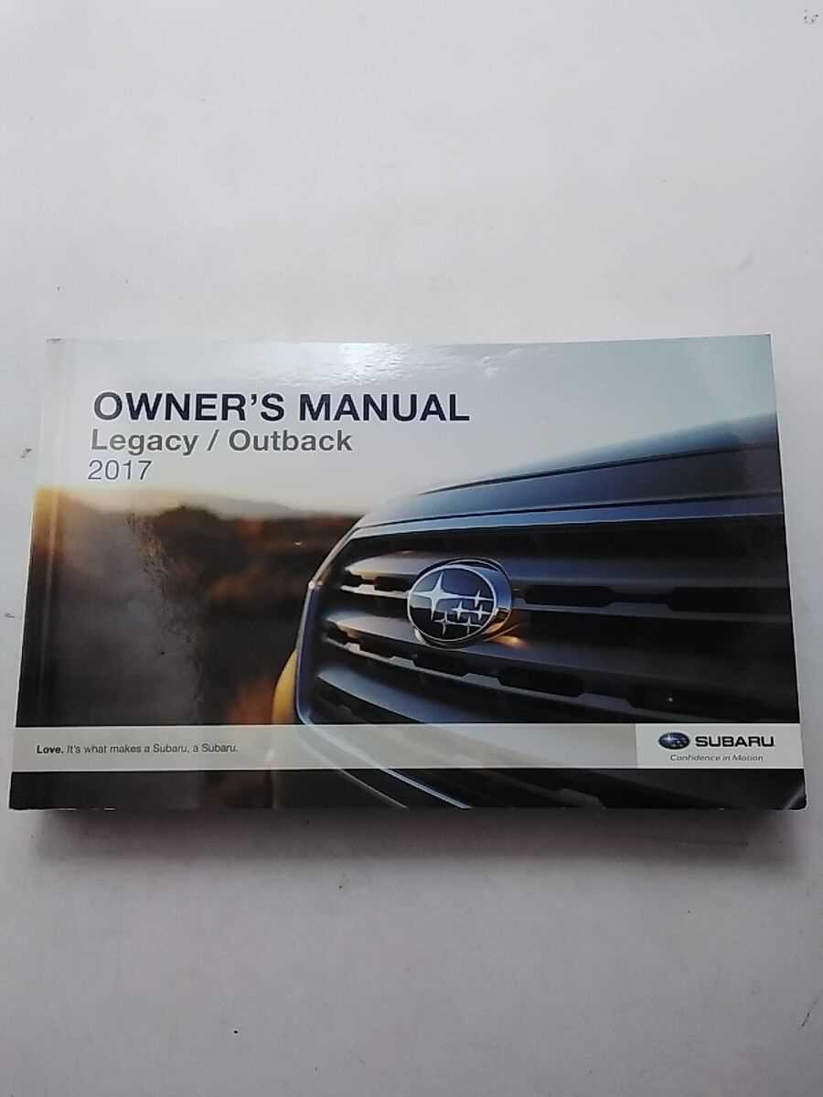 owners manual 2017 subaru outback