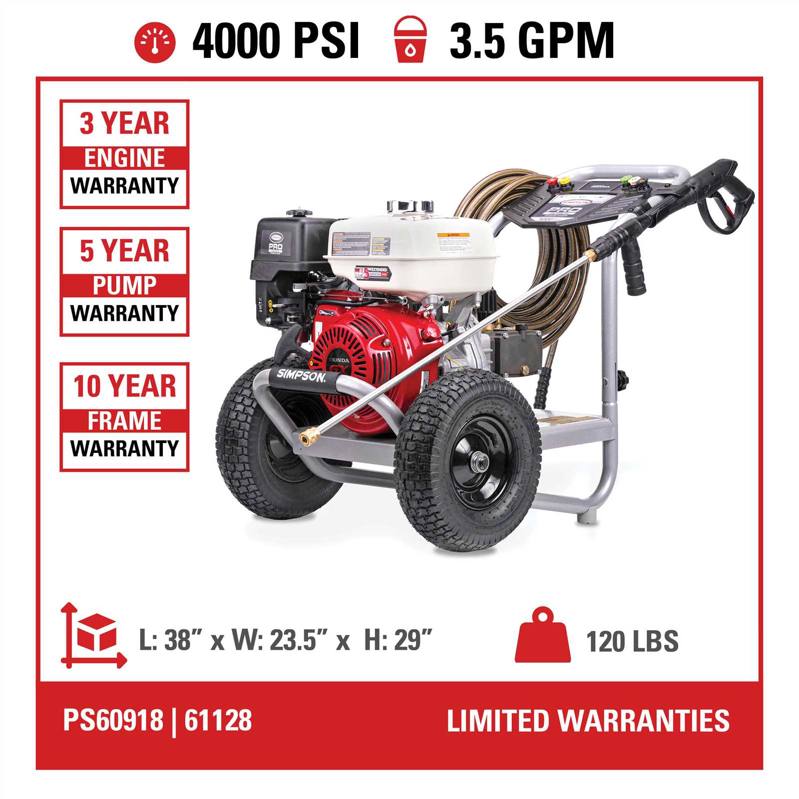 owners manual for simpson pressure washer