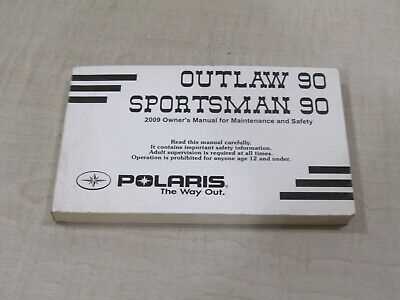 polaris outlaw 90 owners manual