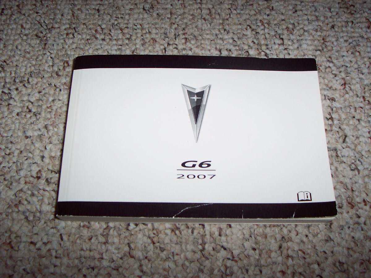 pontiac g6 owners manual pontiac g6 owners manual
