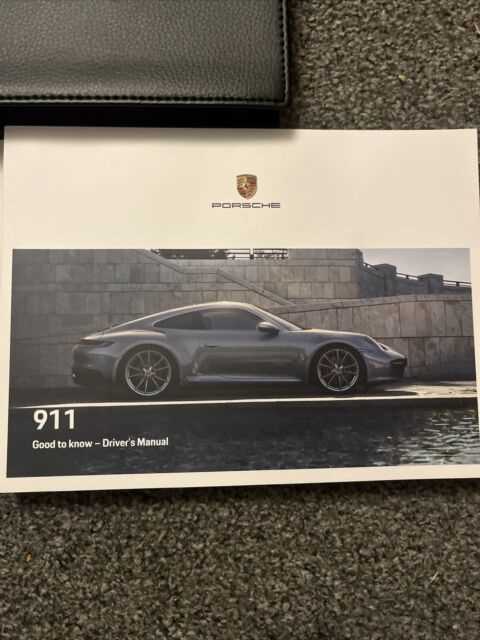 porsche 911 992 owners manual