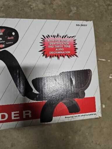 radio shack metal detector 63 3007 owners manual
