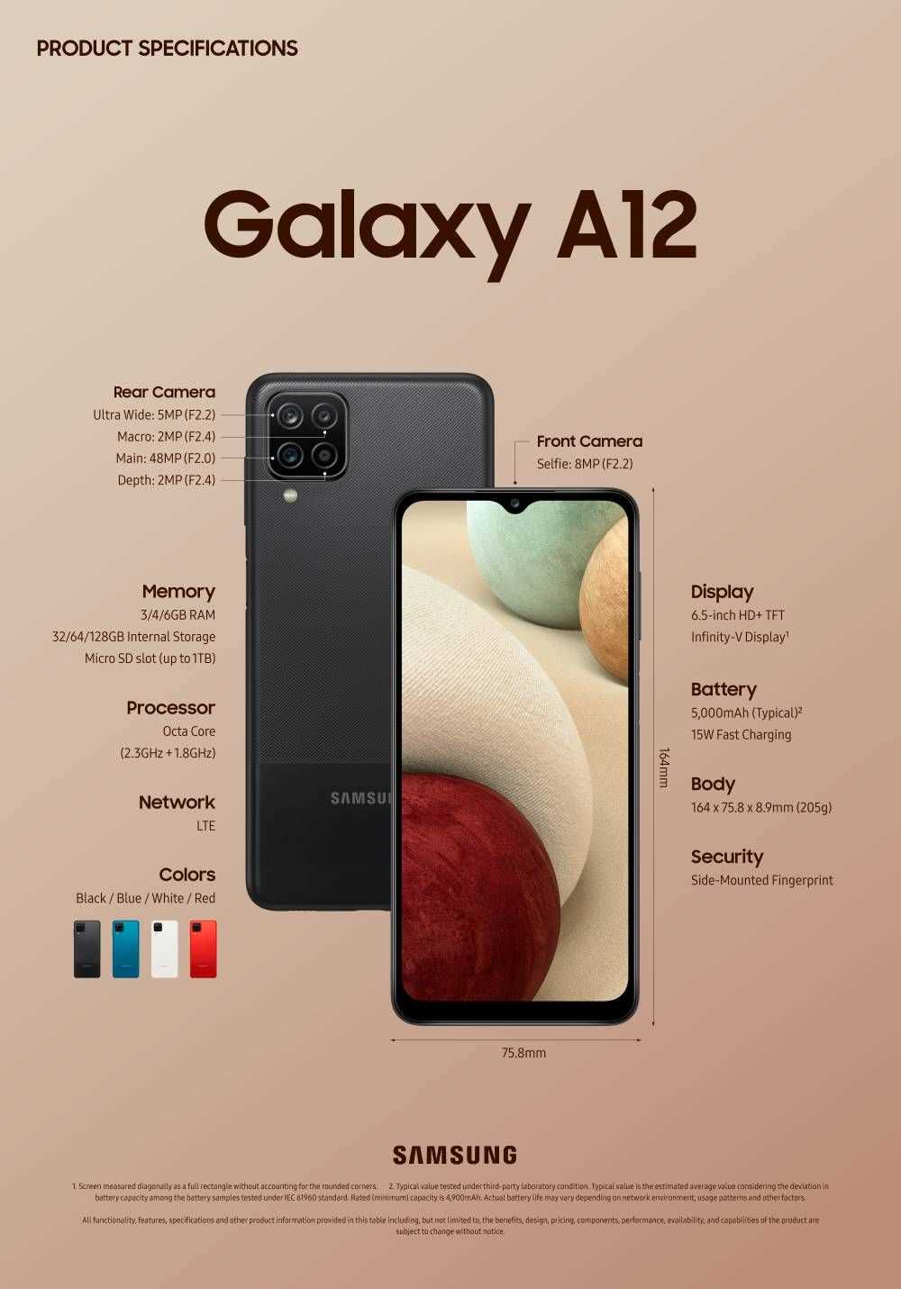 samsung a12 owners manual