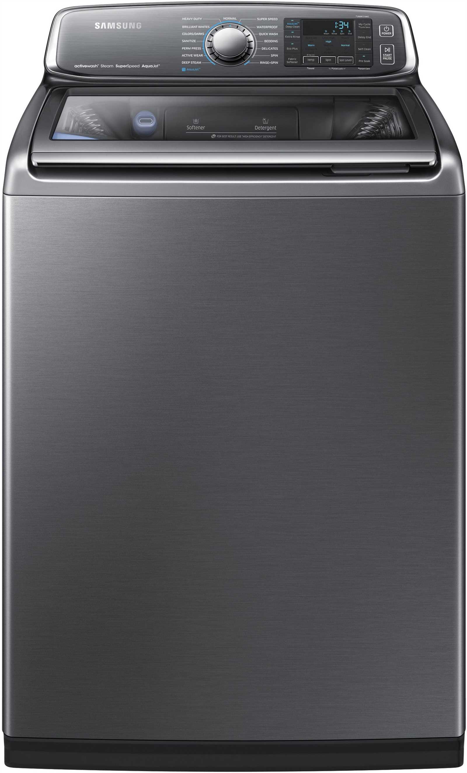 samsung top load washer owners manual