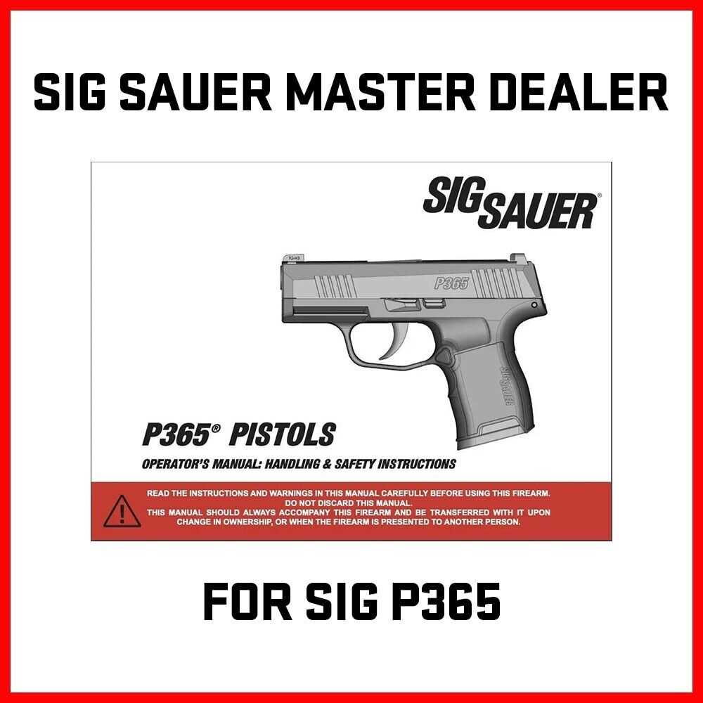 sig sauer owners manuals