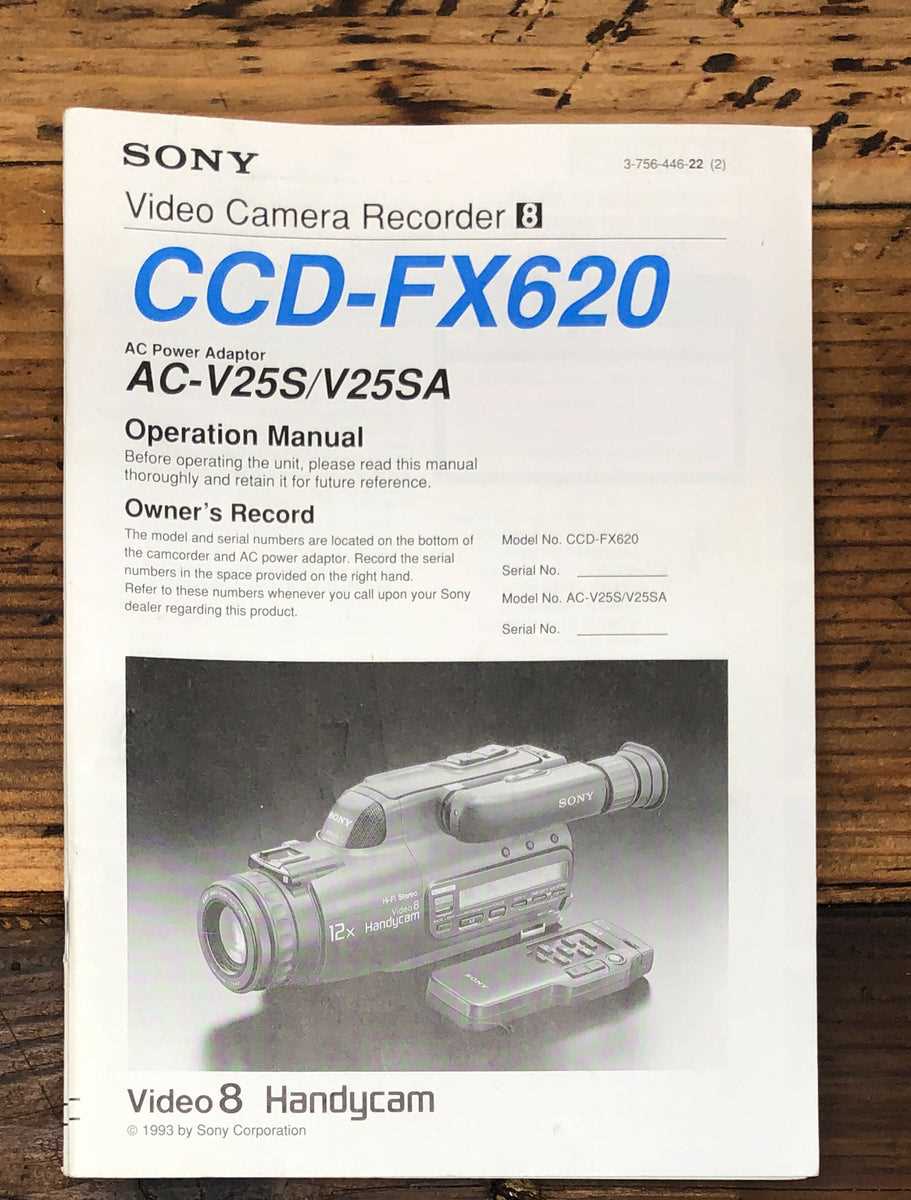 sony handycam owners manual