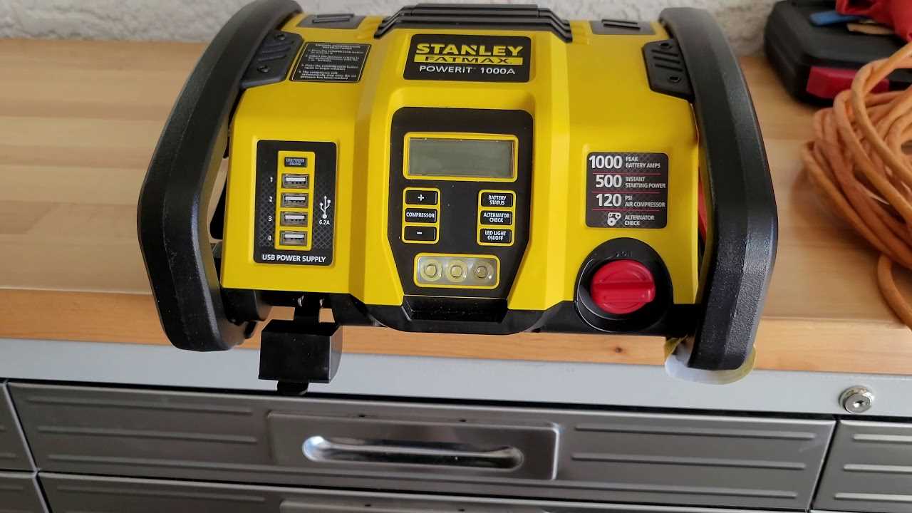 stanley fatmax professional power station owners manual