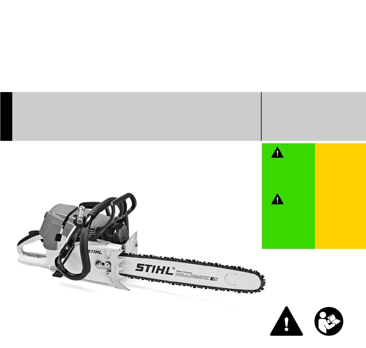 stihl ms 461 owners manual