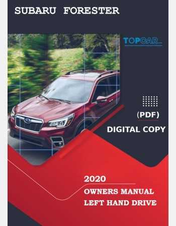 subaru forester 2008 owners manual