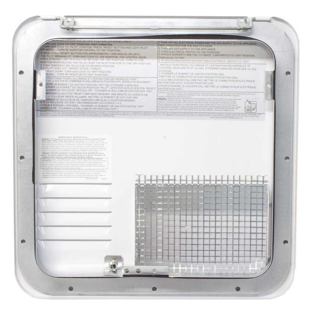 suburban water heater owners manual