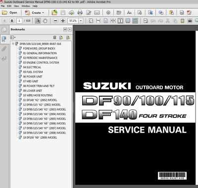 suzuki df140 owners manual