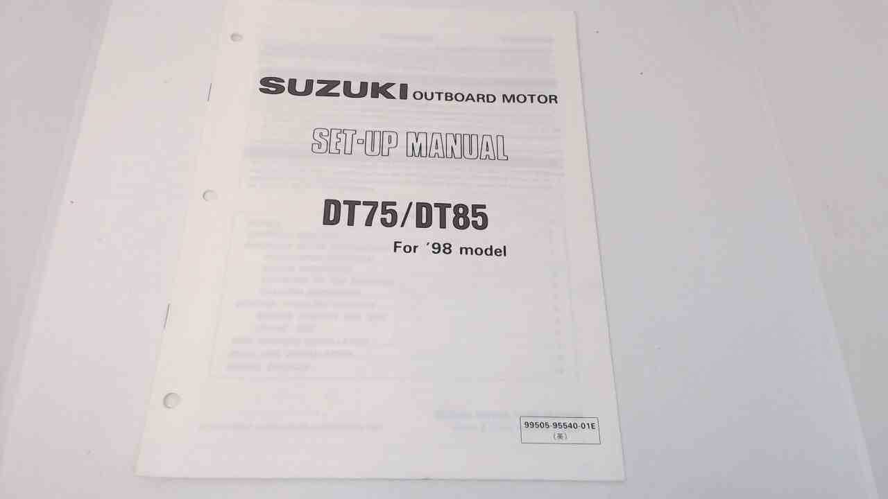 suzuki outboard motor owners manual