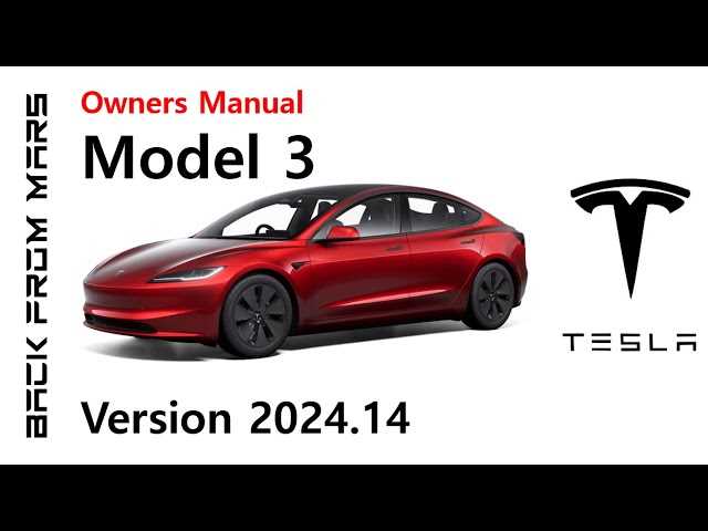 tesla model 3 2021 owners manual