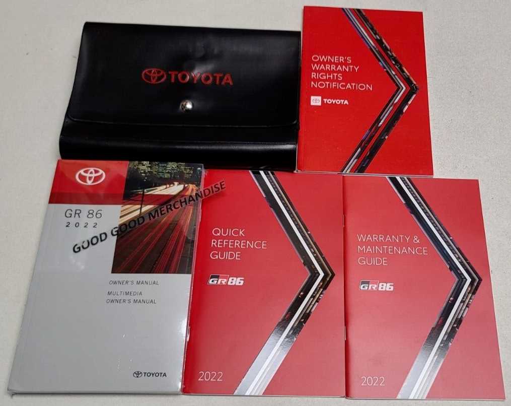 toyota 86 owners manual