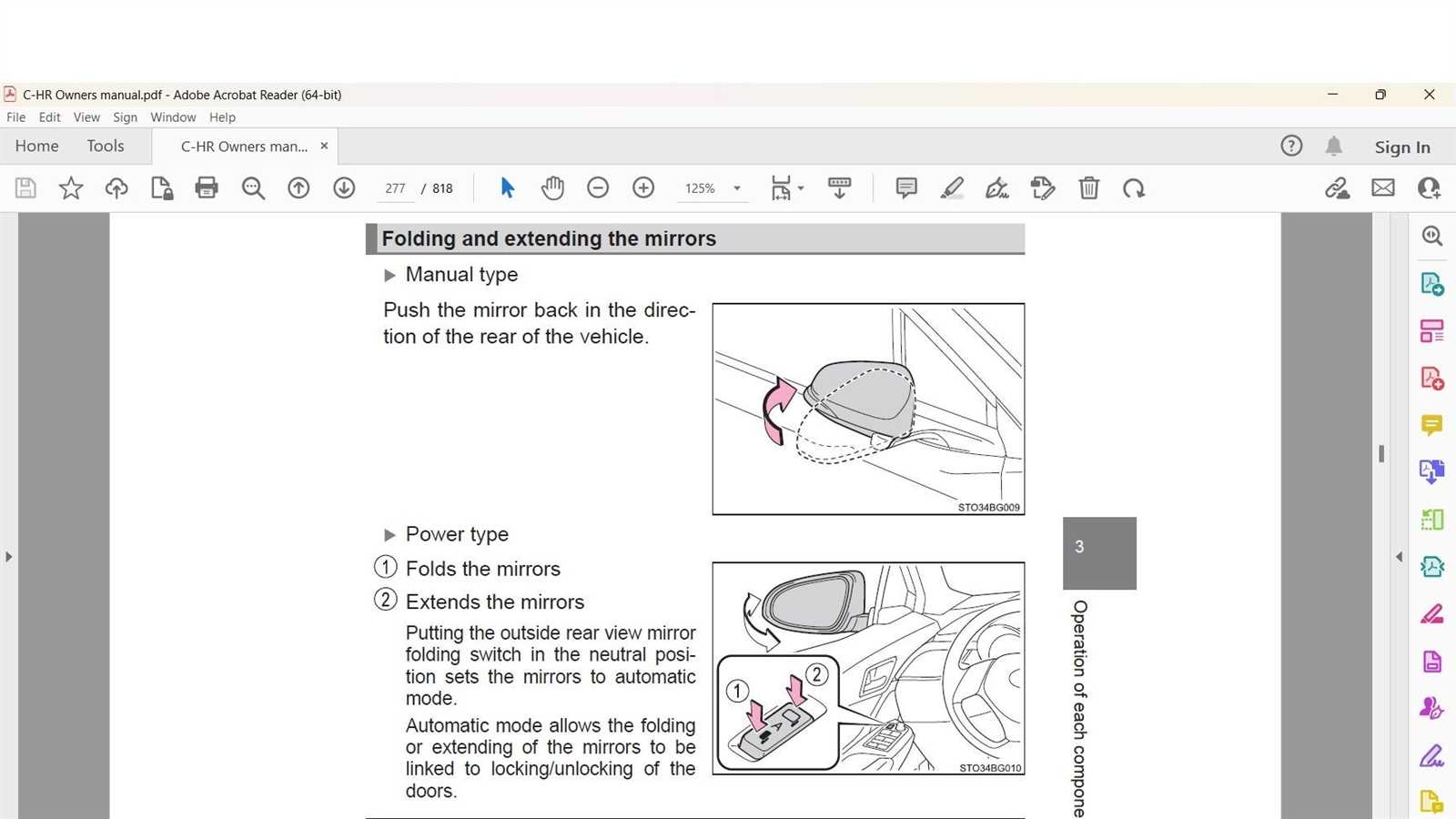 toyota chr owners manual